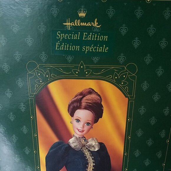 1996 Yuletide Romance Hallmark Mattel Barbie NIB - Picture 4 of 8